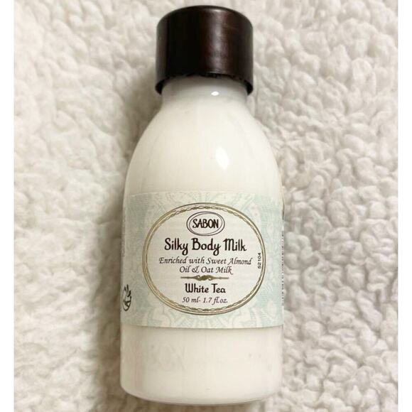 NEW SABON Body milk White Tea 50ml 1.7 fl oz Travel size - Picture 3 of 5